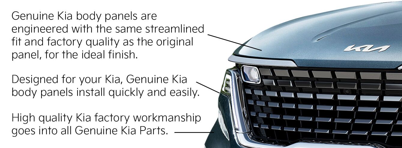 Genuine Kia Body Panels