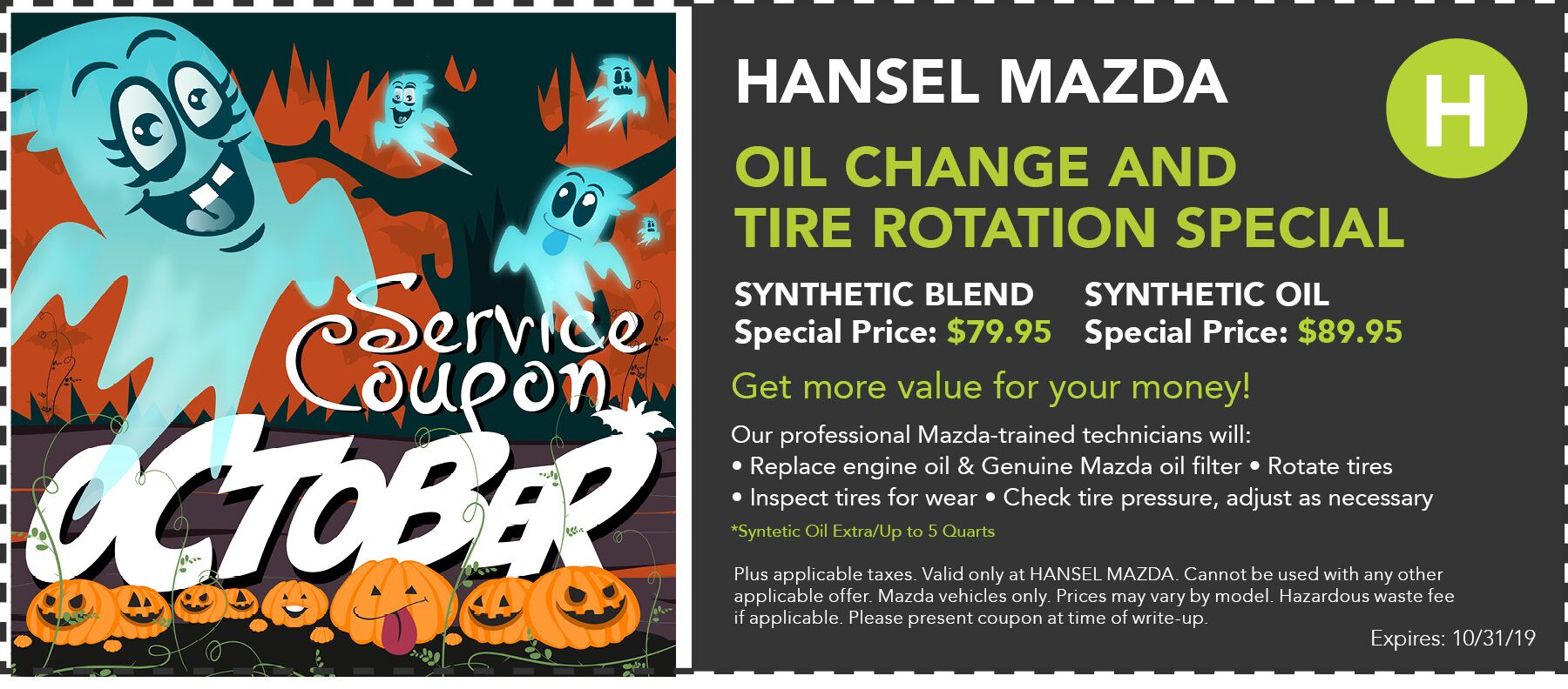 oil change coupon santa rosa ca