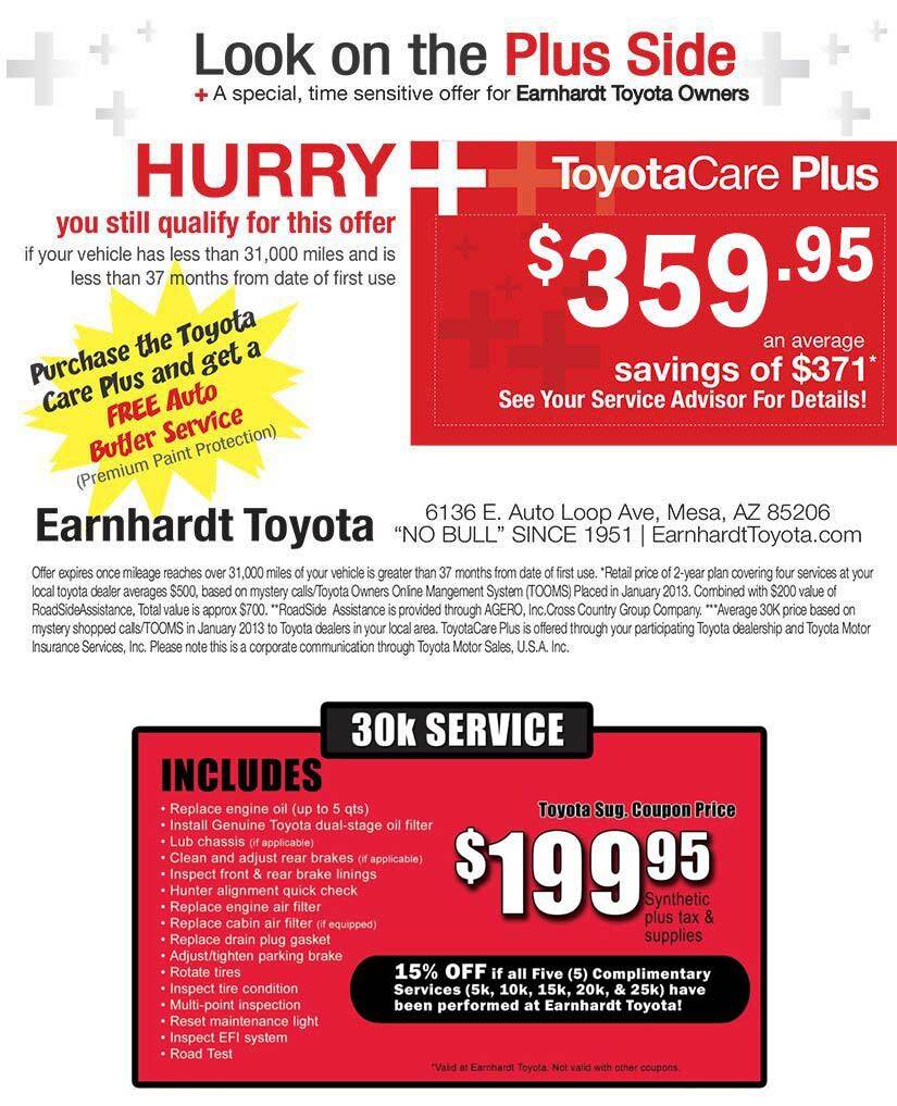 toyota service coupons arizona