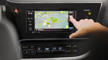 Integrated Backup Camera with projected path Integrated Backup Camera with projected path