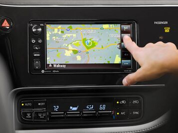 Integrated Backup Camera with projected path Integrated Backup Camera with projected path