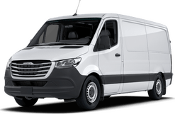 New Freightliner Sprinter Cargo Van at Oshkosh