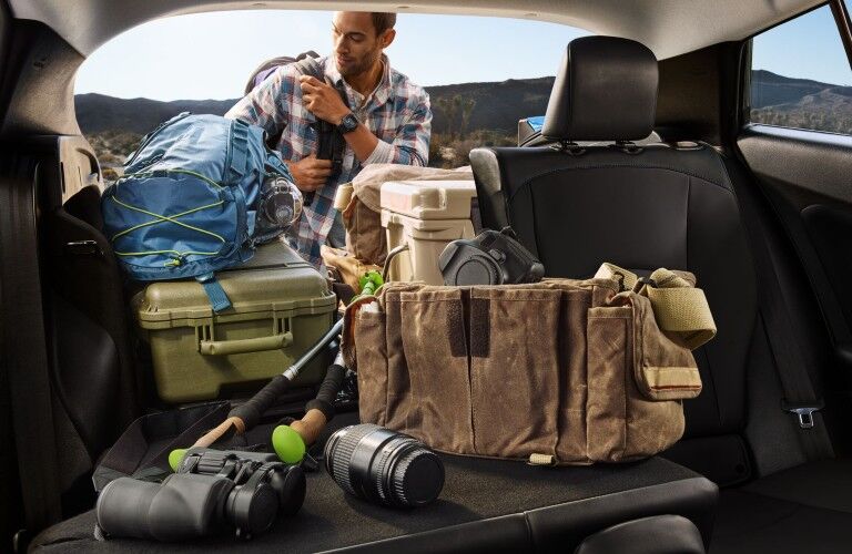 2022 Toyota Prius rear cargo area