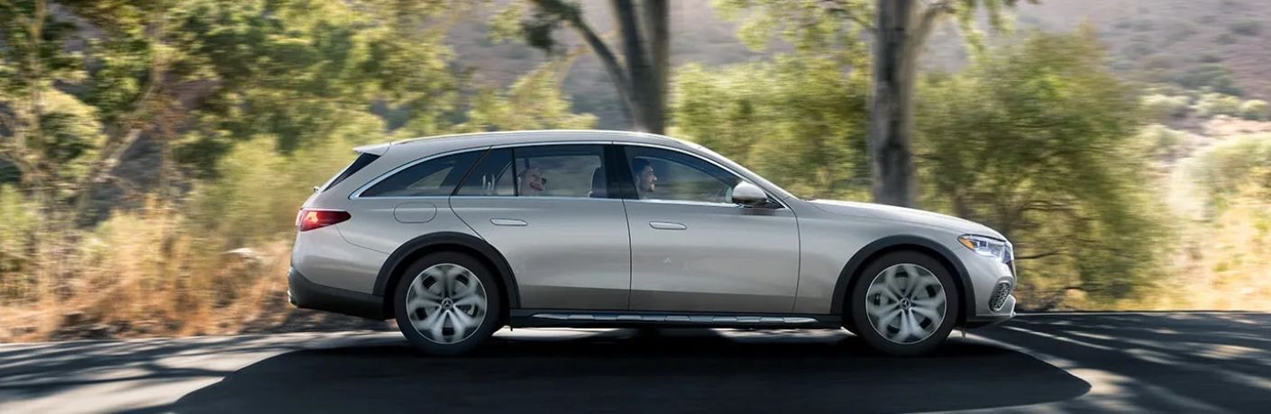 side view of the 2025 Mercedes-Benz E 450 4MATIC® All-Terrain