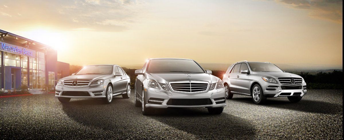 Silver Mercedes-Benz models