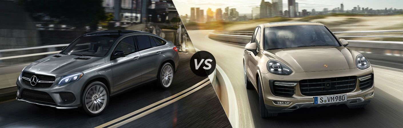 2017 Mercedes-Benz GLE Coupe VS Porsche Cayenne