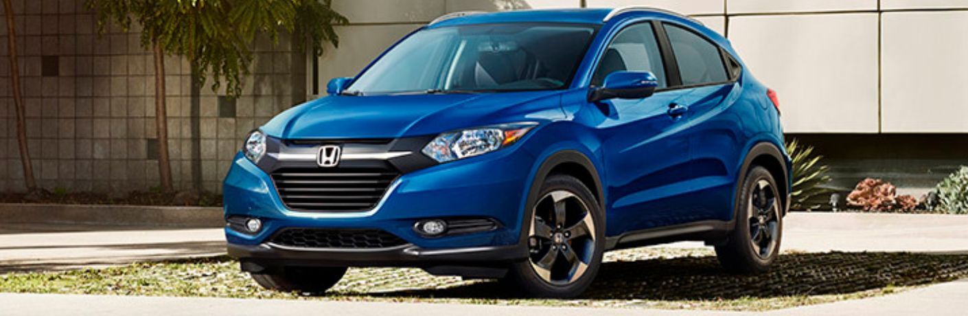 2018 Honda HR-V parked in front of a building