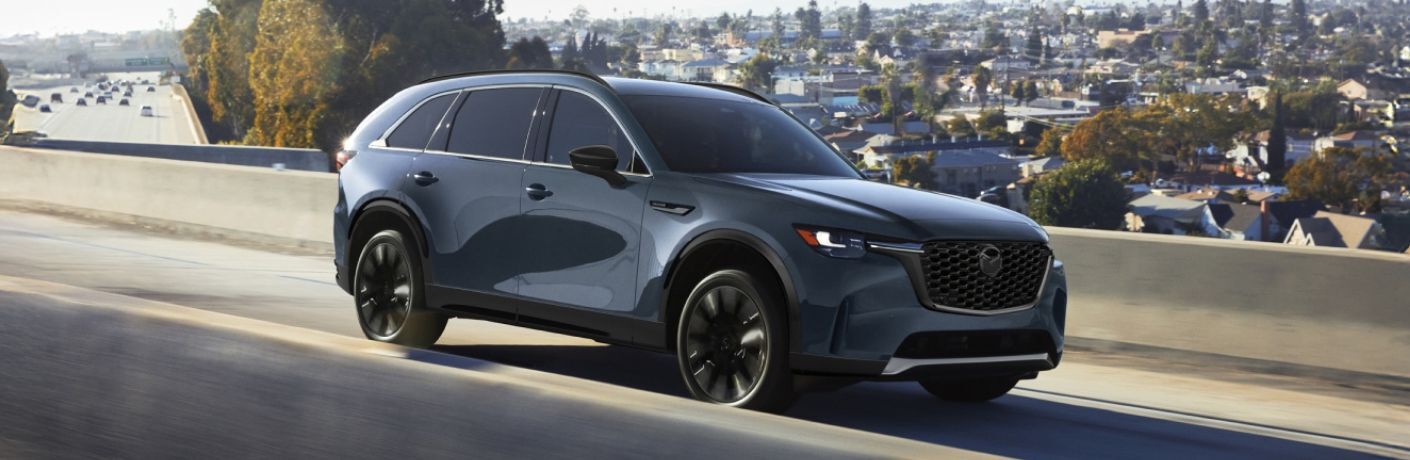 2026 Mazda CX-90 side and front view