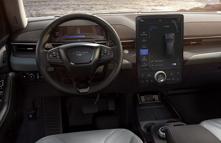 2022 Ford Mustang Mach-E GT steering wheel