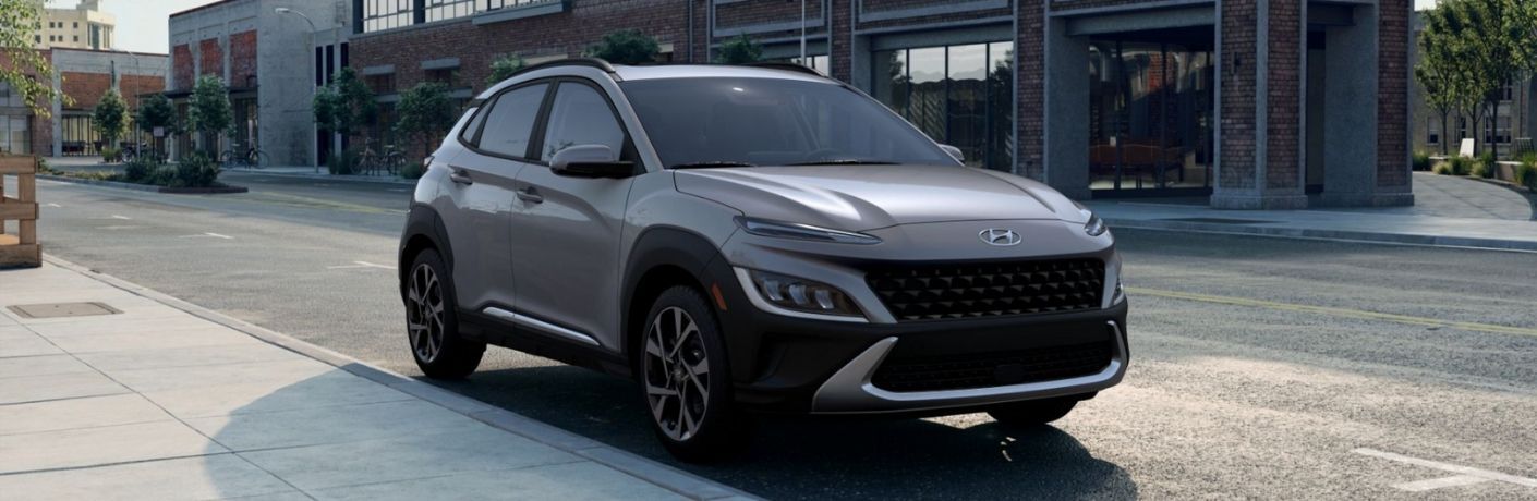 2022 Hyundai Kona Front and Side View