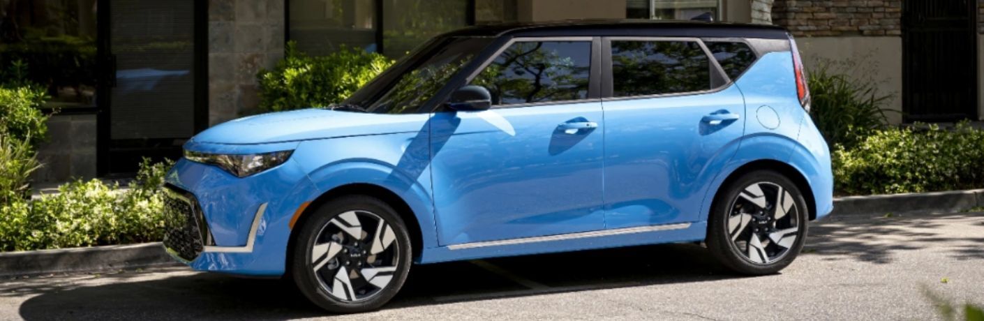 Side view of the 2024 Kia Soul parked