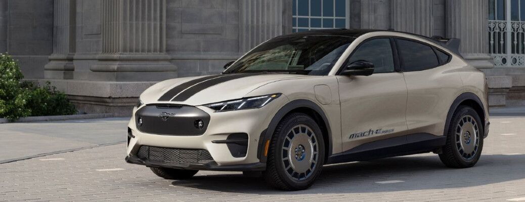 2025 Ford Mustang Mach-E in a parking lot