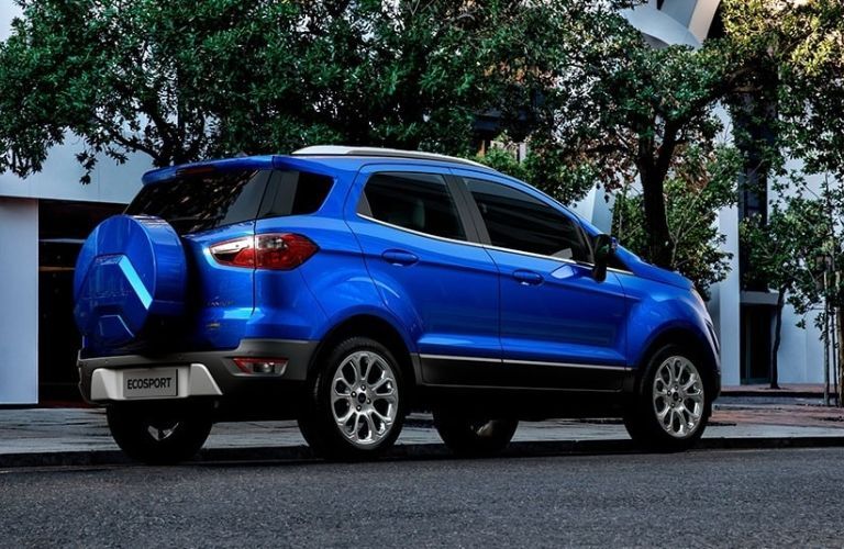 Rear Quarter View of the 2021 Ford EcoSport