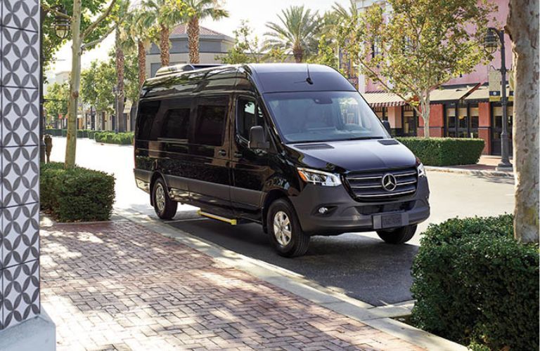 2025 Mercedes-Benz Sprinter parked by a curb