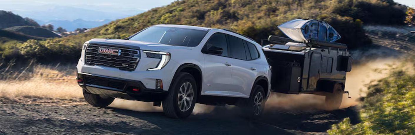 2026 GMC Acadia front and side view