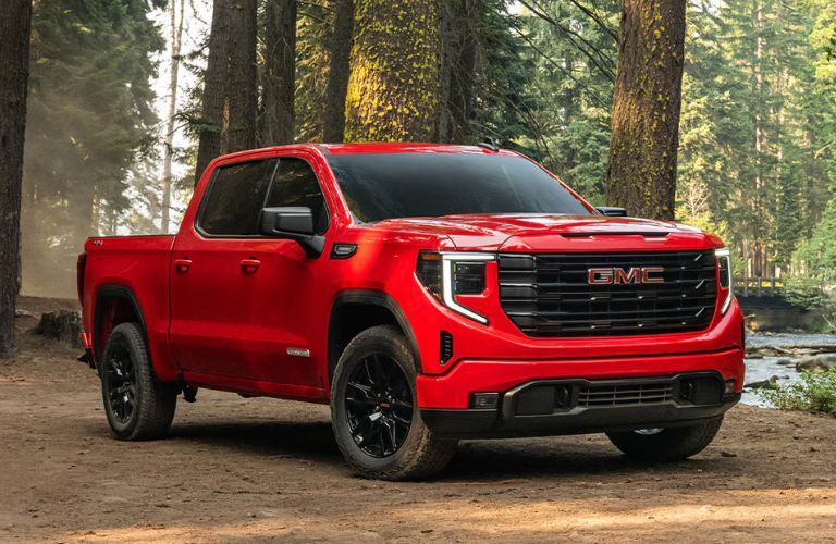 2026 GMC Sierra 1500 side and front view