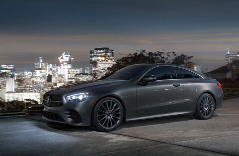 2022 E-Class Coupe in Silver