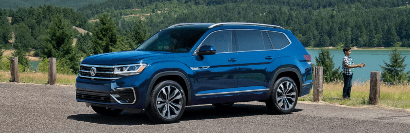 2023 VW Atlas near a river