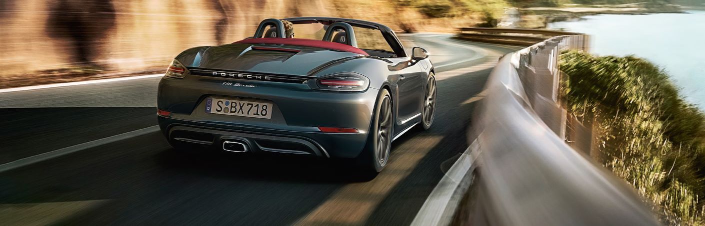 2025 Porsche 718 Boxster car driving