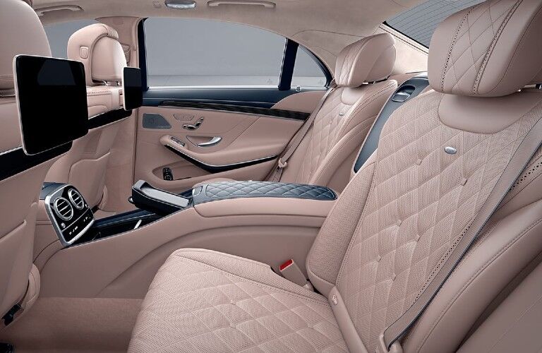 2021 Mercedes-Benz S-Class rear passenger seats