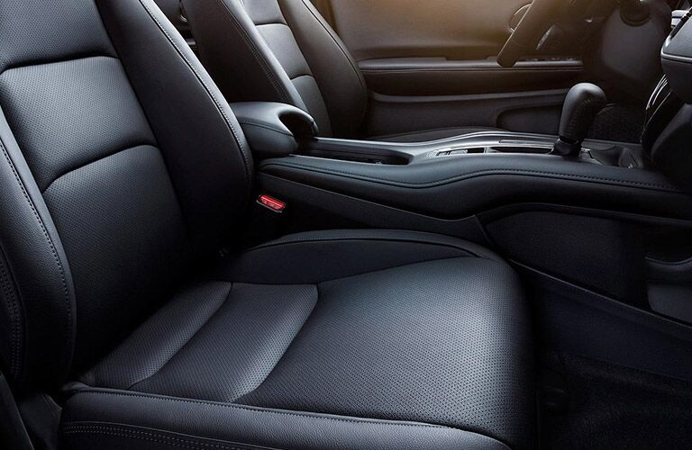 2021 Honda HR-V black seating close up