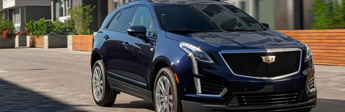 front quarter view of the 2022 Cadillac XT5