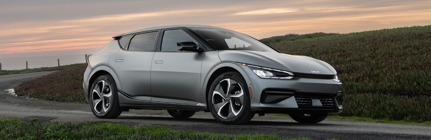 Side view of the 2022 Kia EV6