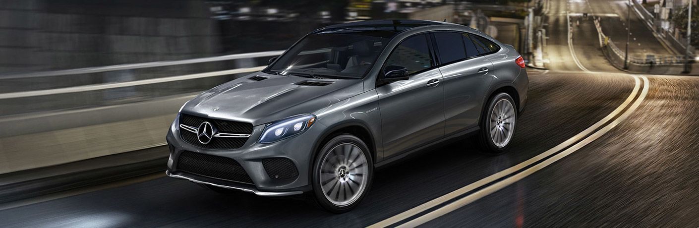 2017 Mercedes-Benz GLE Coupe driving in the city