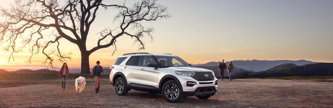 2023 Ford Hybrid SUV parked off-road