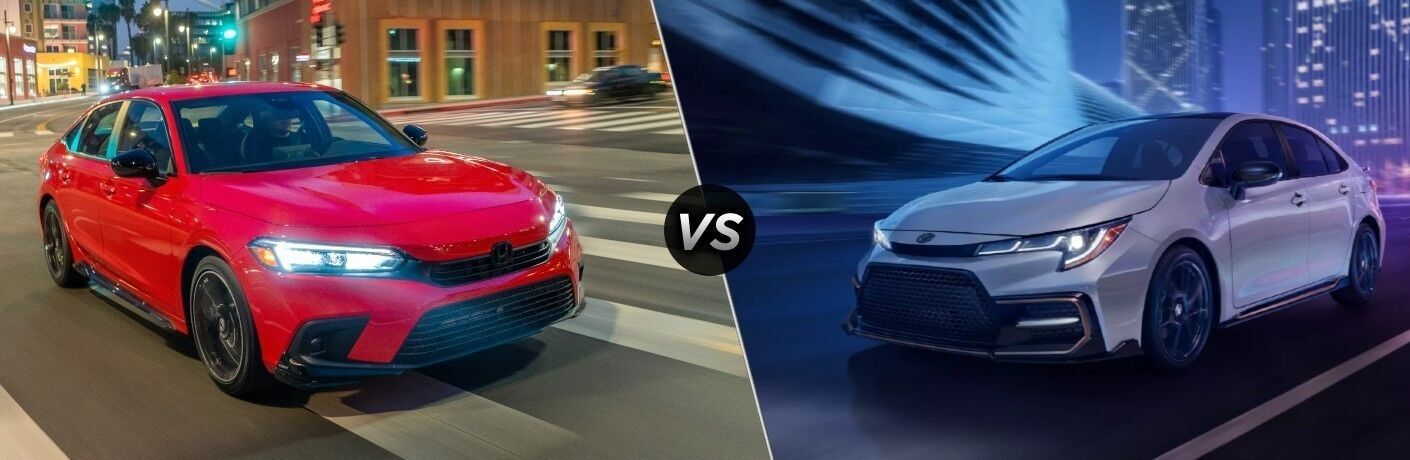 2022 Honda Civic vs. 2022 Toyota Corolla