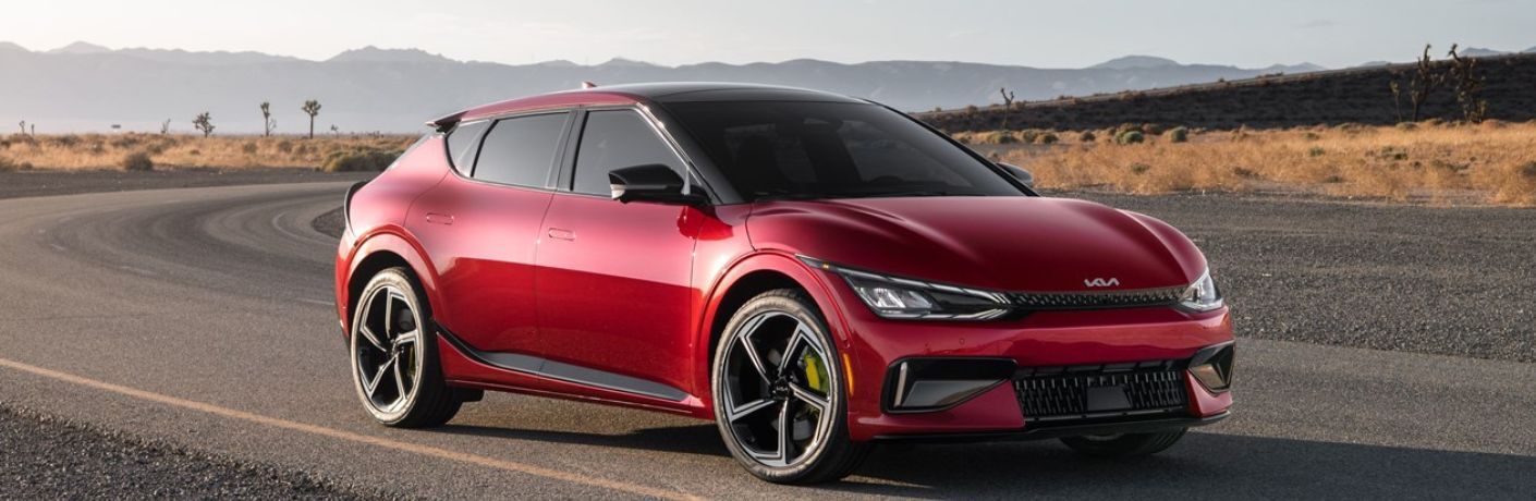 2024 Kia EV6 GT side and front view