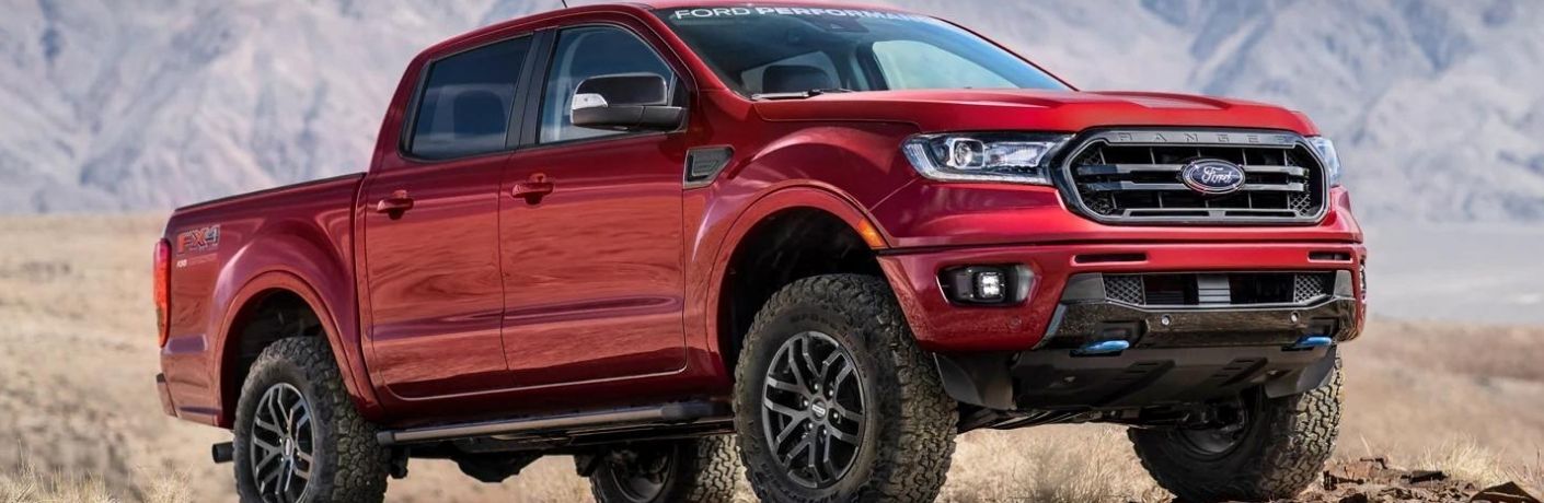 Side view of a 2022 Ford Ranger