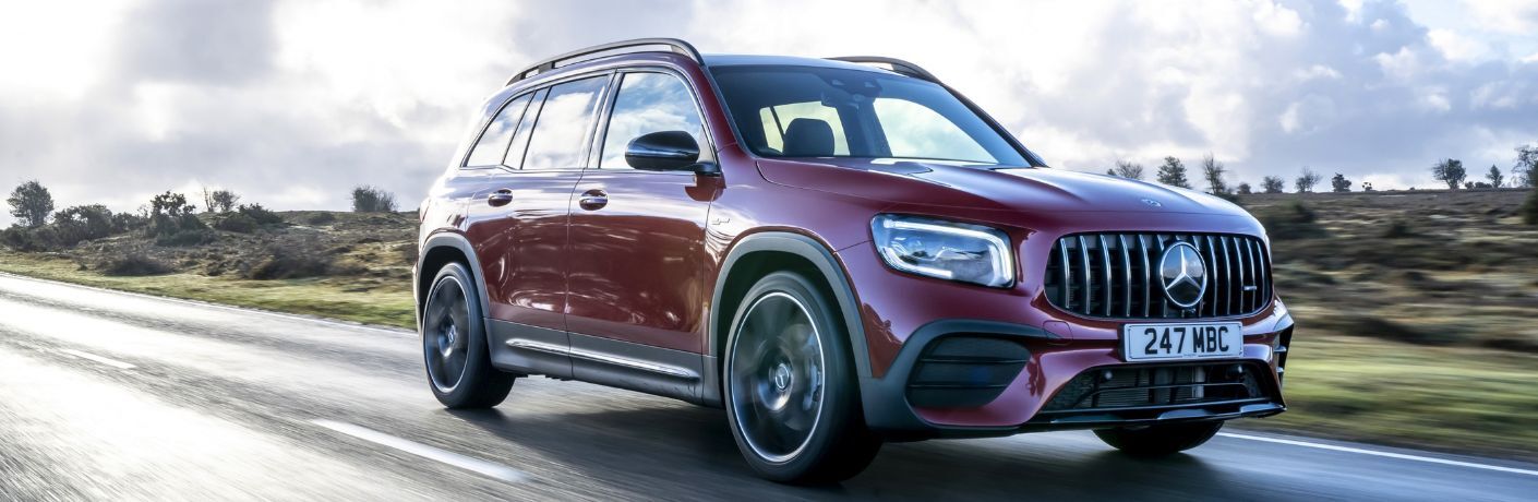 2024 Mercedes-Benz AMG GLB 35 4MATIC+ SUV on a road