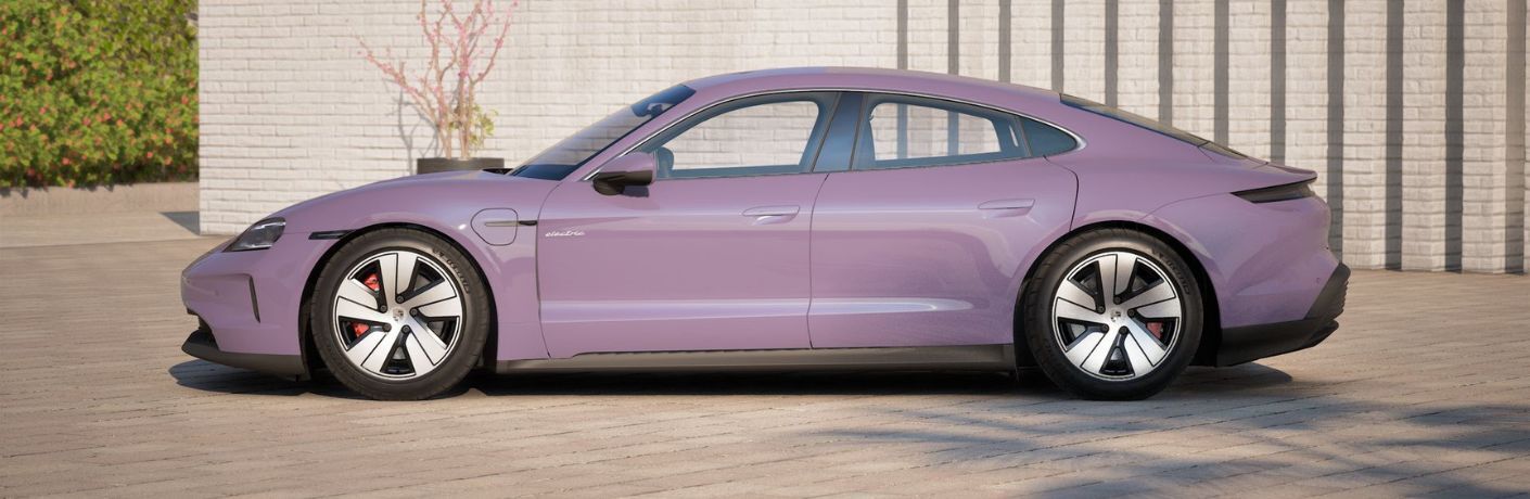 Side view of the 2026 Porsche Taycan 4S