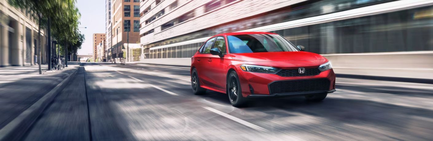 front quarter view of the 2026 Honda Civic Sedan Hybrid