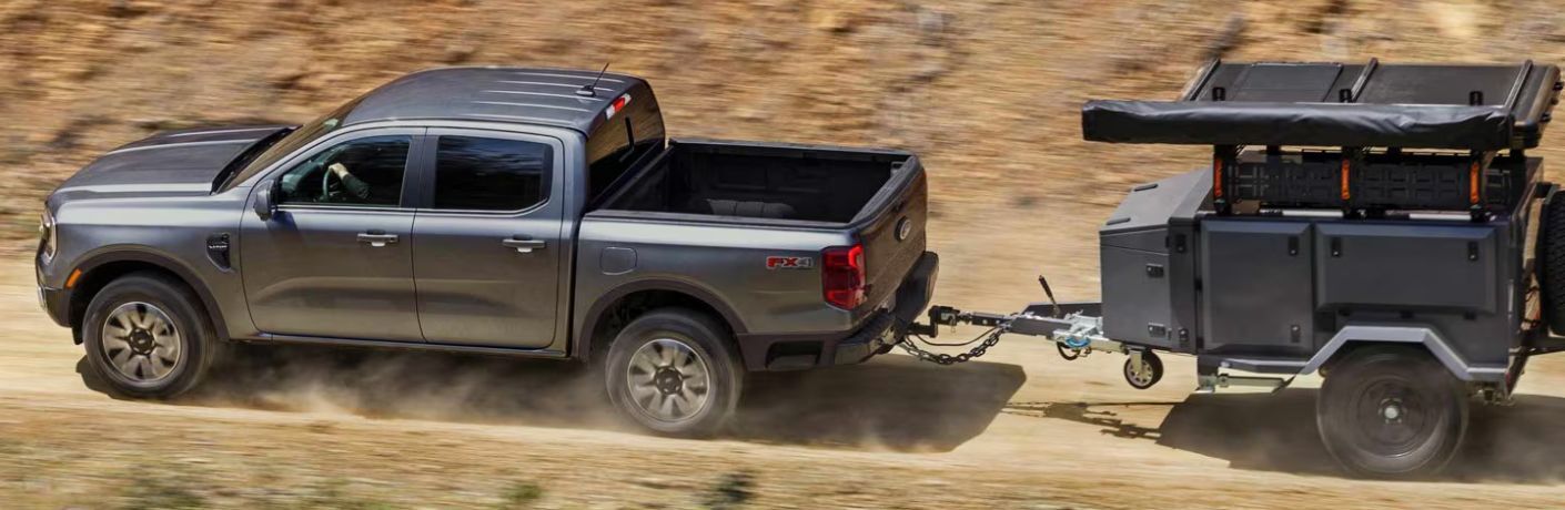 2026 Ford Ranger XL towing side view