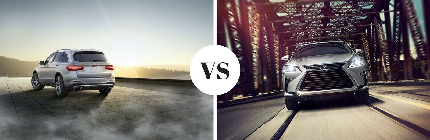 How does the Mercedes-Benz GLC compare to the Lexus RX?