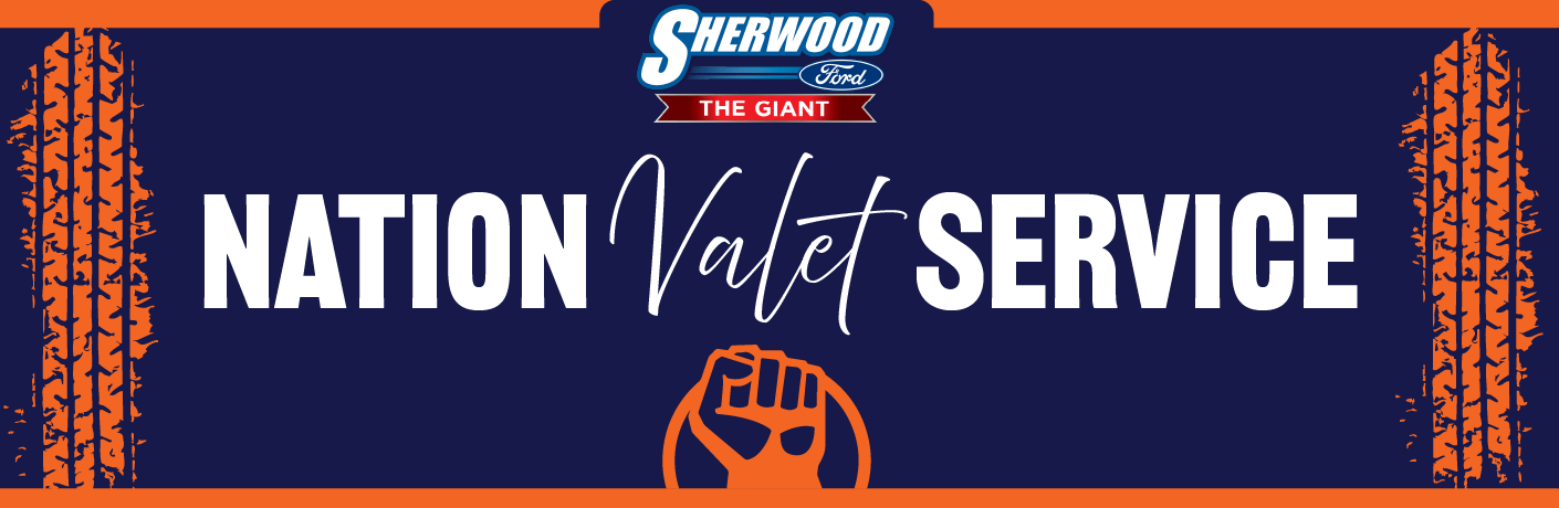 Sherwood Ford Oilersnation Valet Service and logos