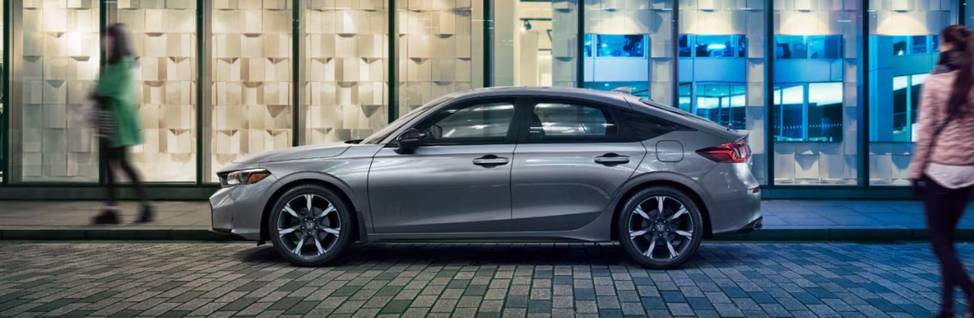 Side view of the 2025 Honda Civic Hatchback