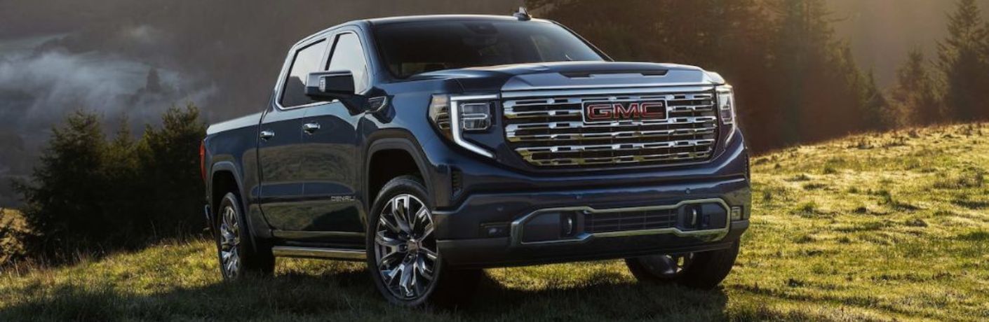 2023 GMC Sierra 1500 side and front view