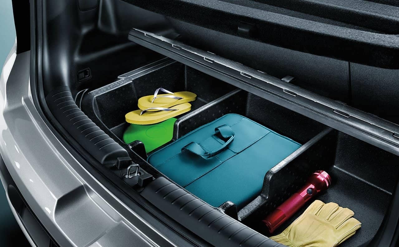 hidden storage compartment in 2019 Kia Soul