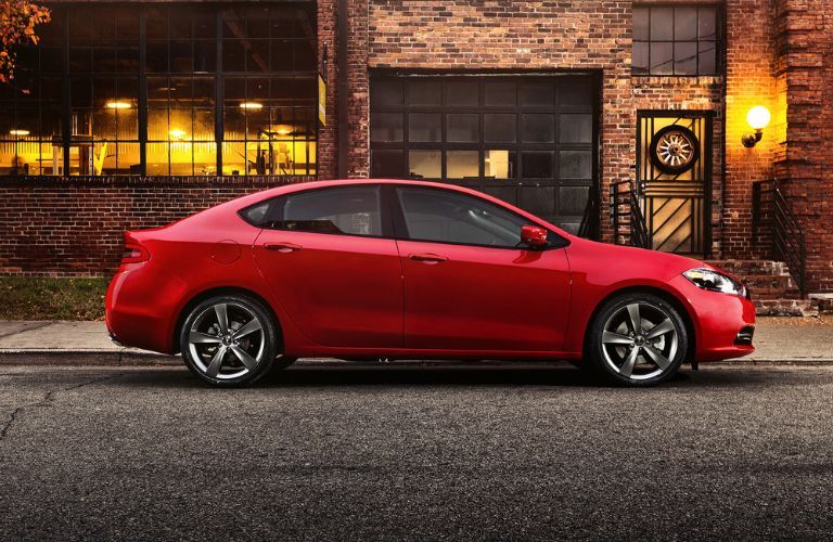 Side view of the 2016 Dodge Dart