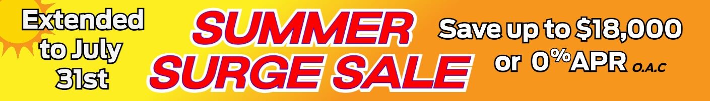 Summer Surge Sale New
