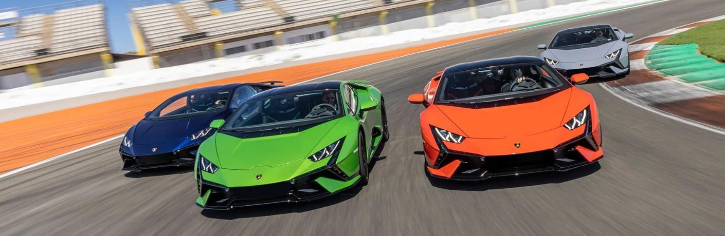 Several Lamborghini Huracan front look