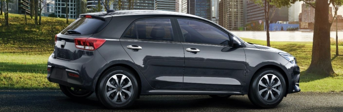 2022 Kia Rio 5-Door on a road
