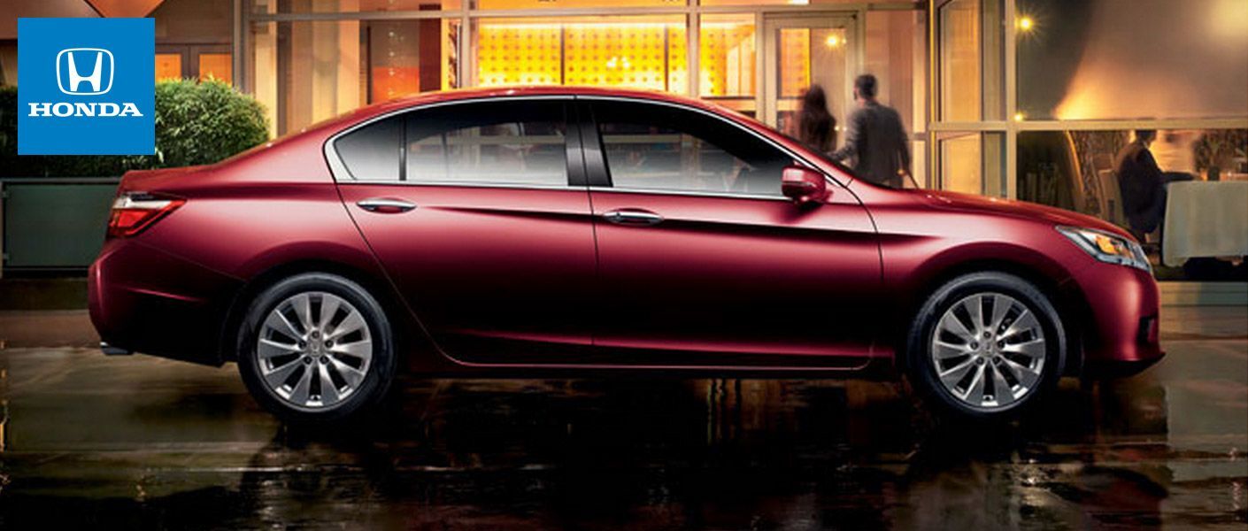 Honda Accord in front of building