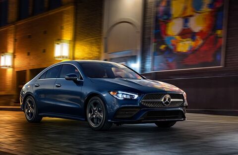 2022 CLA Coupe in Blue