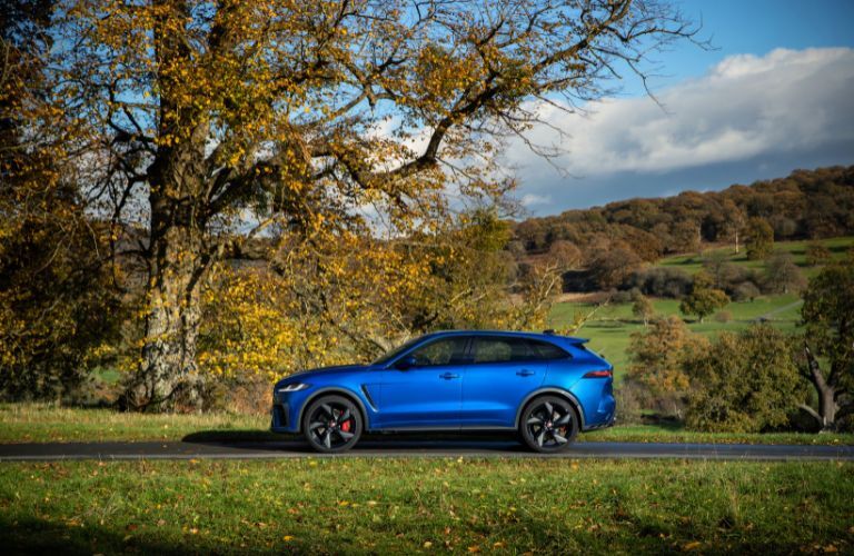 Side View of the 2021 Jaguar F-PACE