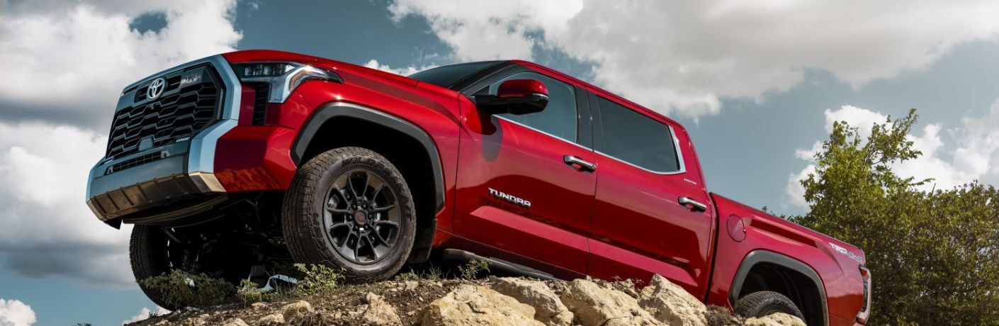 2023 Toyota Tundra front and side view