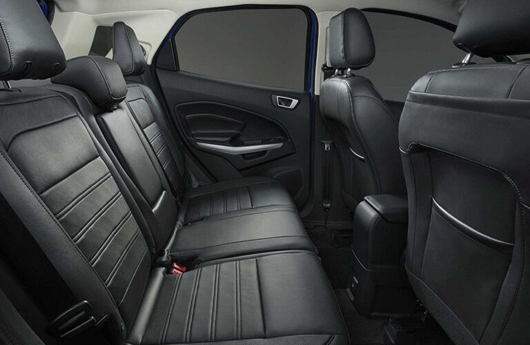 Rear row of seating inside 2019 Ford EcoSport